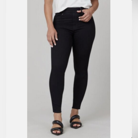 SPANX Women’s Ankle Skinny Jeans Black 3X Stretch Casual Everyday Comfy Fall NWT - Picture 1 of 10